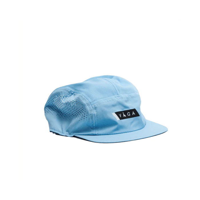 VÅGA Feather Racing Cap - Neon Blue / Black - Image 2
