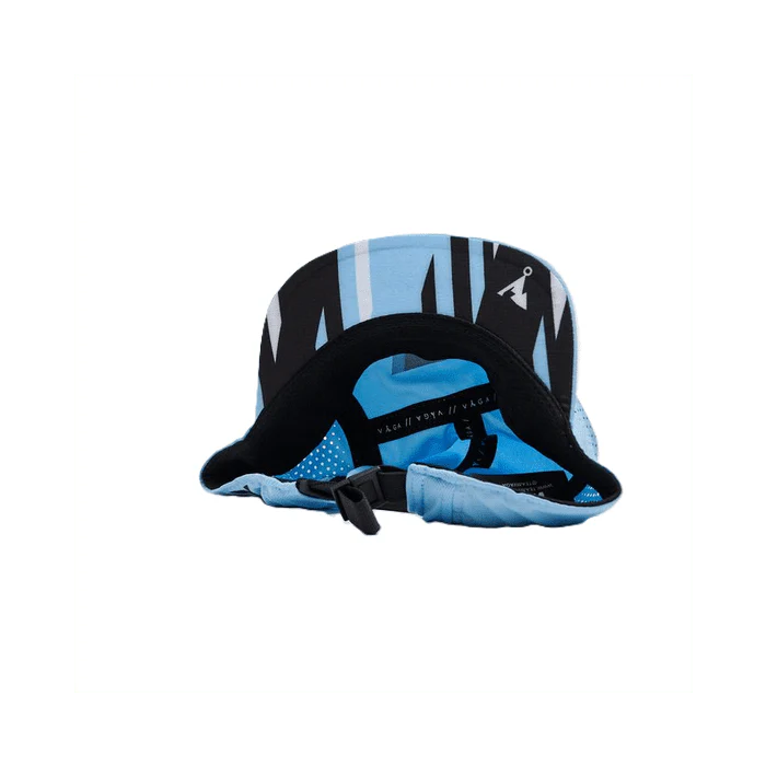 VÅGA Feather Racing Cap - Neon Blue / Black - Image 3