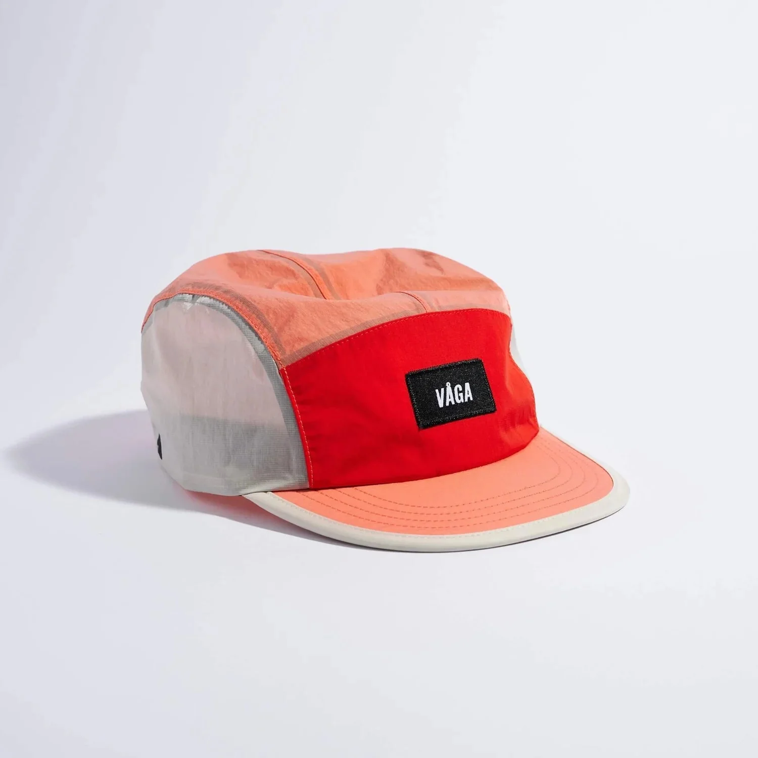 VÅGA Pacer Cap – Flame Red / Coral / Dust Grey - Image 3