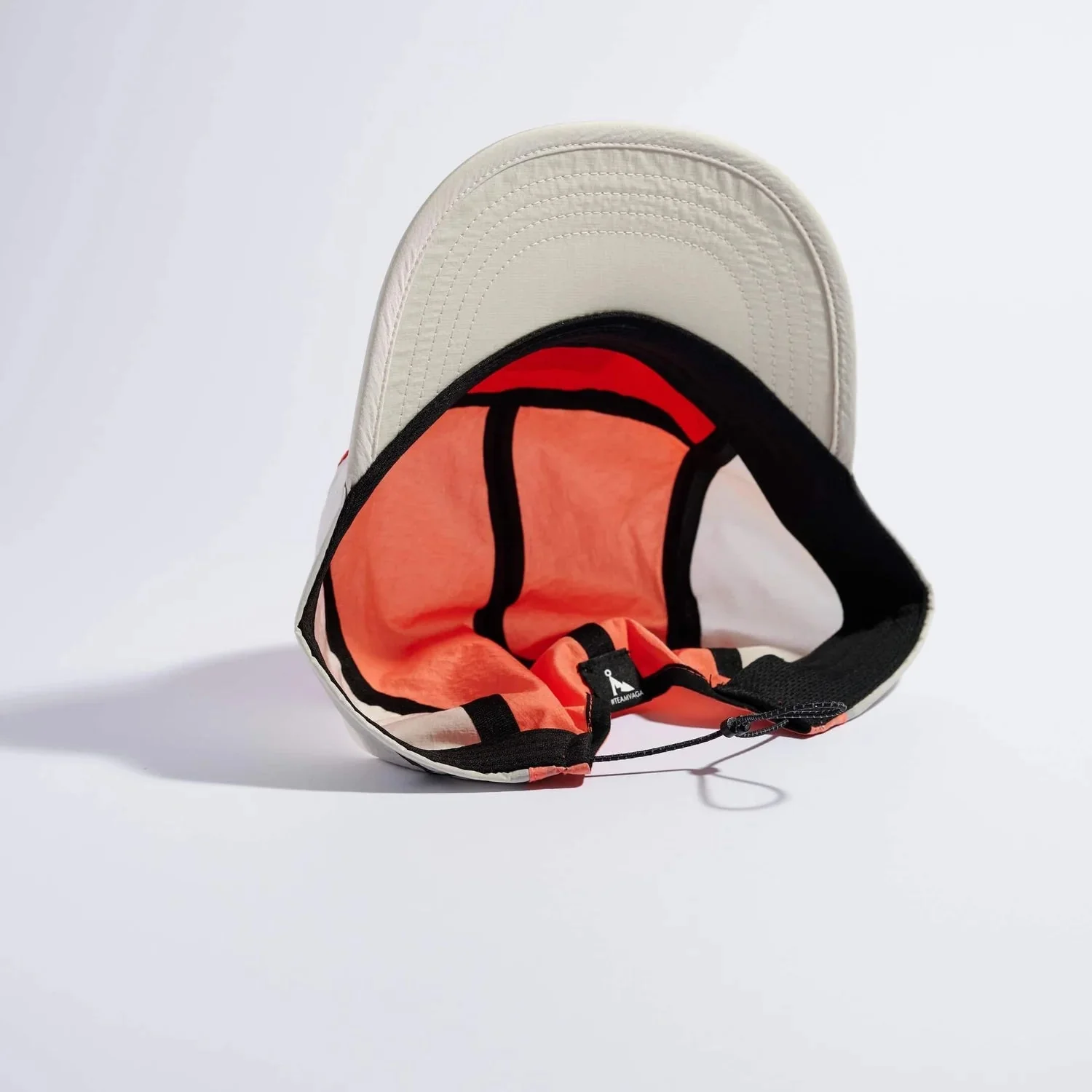 VÅGA Pacer Cap – Flame Red / Coral / Dust Grey - Image 6